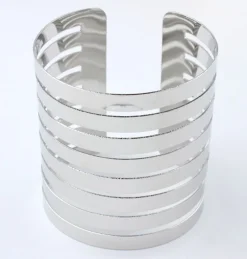 Afrikaanse stijl Bangle armband sieraad - zilver