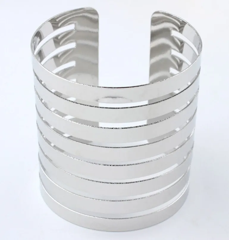 Afrikaanse stijl Bangle armband sieraad - zilver