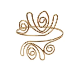 Afrikaanse stijl bovenarm Bangle armband sieraad - Goud