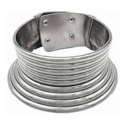 Afrikaanse stijl Choker / Zilver Hoge halsketting