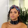 Afrikaanse stijl Choker / Zwart Hoge halsketting