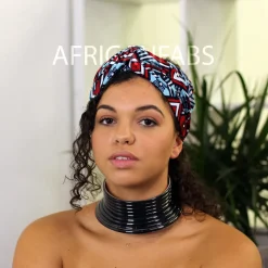 Afrikaanse stijl Choker / Zwart Hoge halsketting