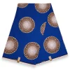 Afrikaanse stof - Blauwe Circles - 100% katoen