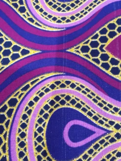 Afrikaanse stof - Exclusief versierd met glittereffecten 100% katoen - GL-4018 Roze Goud (Belangrijk: graag lezen)