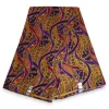 Afrikaanse stof - Exclusief versierd met glittereffecten 100% katoen - GL-4019 Paars Goud
