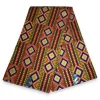 Afrikaanse stof - Exclusief versierd met glittereffecten 100% katoen - GL-4036 Kente Goud Multicolor