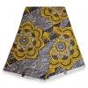 Afrikaanse stof - Grijs Geel PO-5070 - Polycotton