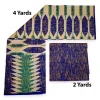 Afrikaanse stof - Two-Tone print Polycotton - 6 yard Combinatie (4+2 yard) PO-5043