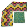 Afrikaanse stof - Two-Tone print Polycotton - 6 yard Combinatie (4+2 yard) PO-5042