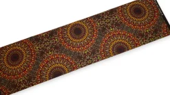 Afrikaanse wax print stof - Bruin Savanna Sun - 100% katoen