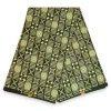 Afrikaanse wax print stof - Groen Bogolan Grid - 100% katoen