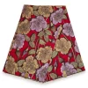 Afrikaanse wax print stof - Rood Paars Vintage Garden Bloom - 100% katoen