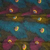 Afrikaanse wax print stof - Roze Blauw Royal Peacock - 100% katoen