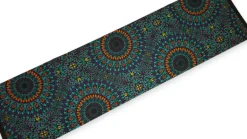 Afrikaanse wax print stof - Turkoois Paars Ocean Eye - 100% katoen