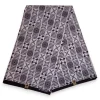 Afrikaanse wax print stof - Wit en Zwart Bogolan Grid - 100% katoen