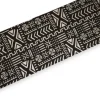 Afrikaanse wax print stof - Zwart Wit Bogolan Spirit - 100% katoen