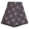 Afrikaanse wax print stof - Zwart en Wit Bogolan Grid - 100% katoen