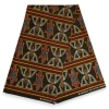 Afrikaanse wax print stof - Zwart Rood Toghu Bamenda Cameroon - 100% katoen