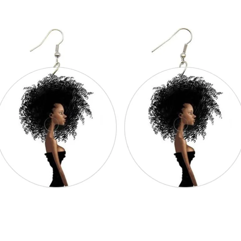 Big hair - Afrikaanse oorbellen