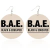 Black and Educated - Afrikaanse oorbellen