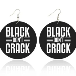 Black don't Crack - Afrikaanse oorbellen