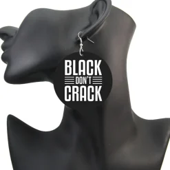 Black don't Crack - Afrikaanse oorbellen