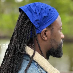 Blauwe Haarband / Blauwe Hoofdband - Unisex Volwassenen
