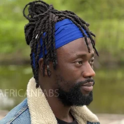 Blauwe Haarband / Blauwe Hoofdband - Unisex Volwassenen