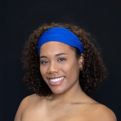 Blauwe Haarband / Hoofdband - Stretch Stof - Yoga / Sport / Casual - Unisex Volwassenen