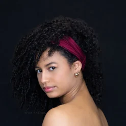 Bordeaux Haarband / Hoofdband - Stretch Stof - Yoga / Sport / Casual - Unisex Volwassenen