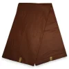 Bruine Stof egaal - Bruin effen kleur - 100% katoen