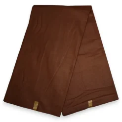Bruine Stof egaal - Bruin effen kleur - 100% katoen