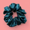 Deluxe Scrunchie Satijn- Volwassenen Haaraccessoire - Teal