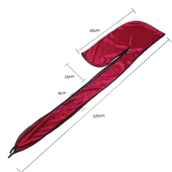 Durag / Du-rag / Do-rag / Bandana - Unisex - Rood met zwart randje