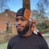 Durag / Du-rag / Do-rag / Bandana - Unisex - Donkerbruin Bogolan