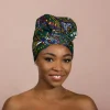 Easy headwrap / hoofddoek - Satijnen binnenkant - Multicolor Paisley