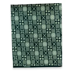 Fat Quarter Afrikaanse Wax Print Stof - Groen FTQ 8730 - Quilt & Patchwork (45 x 57 cm / 18 x 22 inch)