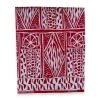 Fat Quarter Afrikaanse Wax Print Stof - Rood FTQ 8715 - Quilt & Patchwork (45 x 57 cm / 18 x 22 inch)