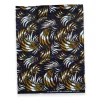 Fat Quarter Afrikaanse Wax Print Stof - Bruin Zwart FTQ 8710 - Quilt & Patchwork (45 x 57 cm / 18 x 22 inch)