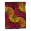 Fat Quarter Afrikaanse Wax Print Stof - Rood Geel FTQ 8736 - Quilt & Patchwork (45 x 57 cm / 18 x 22 inch)