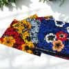 4 Fat quarters - Bloemen Mix Quiltstoffen / Patchwork stoffen - Afrikaanse print stof