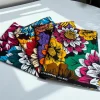 4 Fat quarters - Flower mix Quiltstoffen / Patchwork stoffen - Afrikaanse print stof