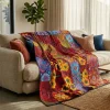 4 Fat quarters - Groen X mix Quiltstoffen / Patchwork stoffen - Afrikaanse print stof