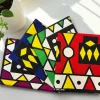 4 Fat quarters - Multicolor Samakaka Mix Quiltstoffen / Patchwork stoffen - Afrikaanse print stof