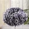 GROTE Douchemuts / Shower cap voor vol haar / krullen / afro - Witte bloemen