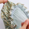 GROTE Douchemuts / Shower cap voor vol haar / krullen / afro - Mintgroen Gouden Leopard