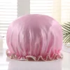 GROTE Douchemuts / Shower cap voor vol haar / krullen / afro - Roze