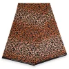 Haarband / Hoofdband in Afrikaanse print - Oranje Beige Leopard Spots