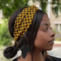 Haarband / Hoofdband in Afrikaanse print - Bronze Vlisco