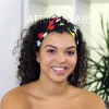 Haarband / Hoofdband in Afrikaanse print - Volwassenen - Zwart / rood